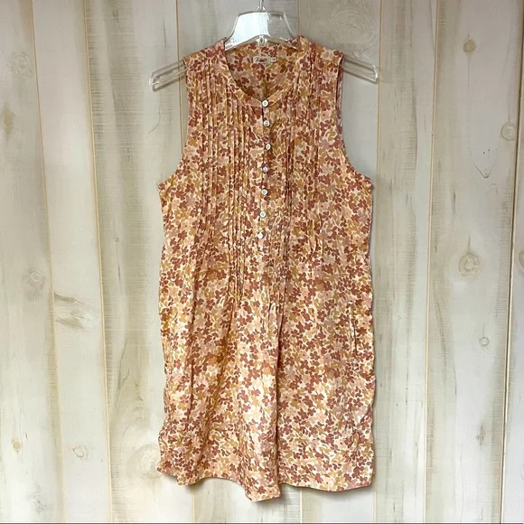 strapless open back dress Faherty Red White Floral Button Front Midi Dress Women's Size M – Picky  Thrifter main image 0